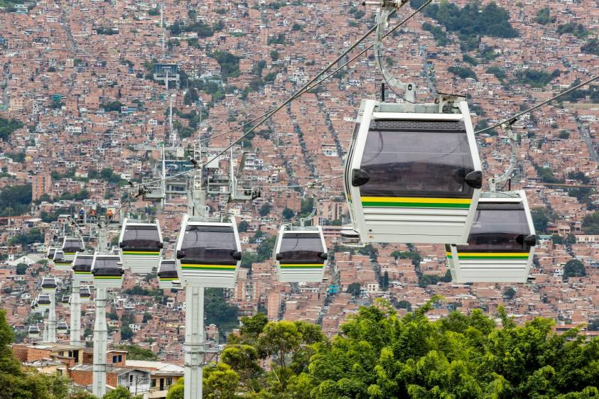 ¿Qué lugares visitar en Medellín? Metro cable Medellín 