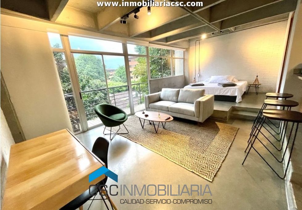 AP350 Medellin, La Linde, Monoambiente, apartamento, amoblado, en alquiler (2)