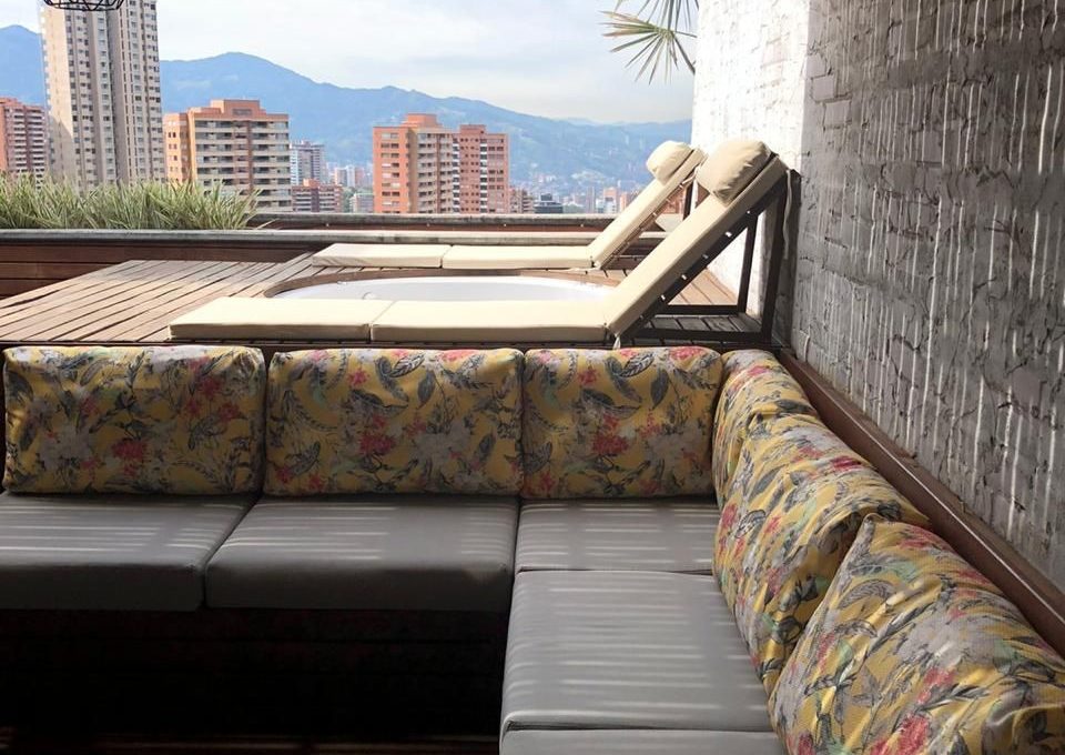 AP353 Medellin, Cola del Zorro, 1 recamaras, piso, amueblado, en alquiler (20)
