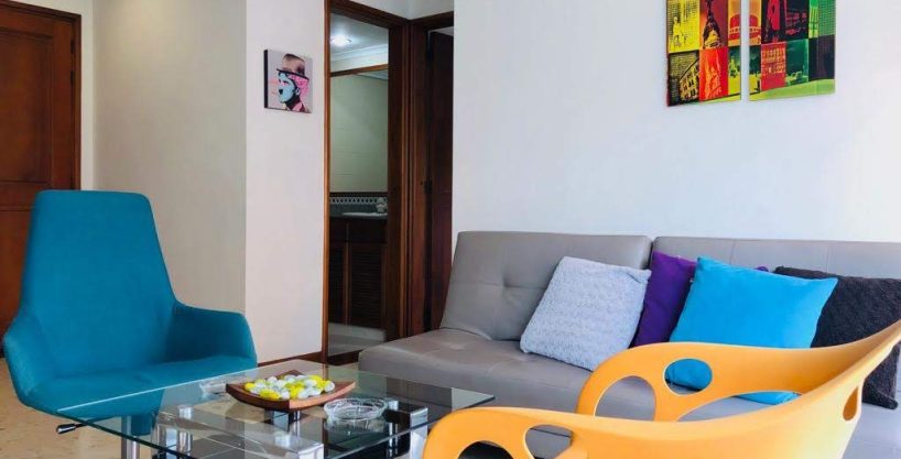 189AP Alquiler de apartamento en Medellín, sector El Poblado, barrio oviedo, 1 habitación, AMOBLADO
