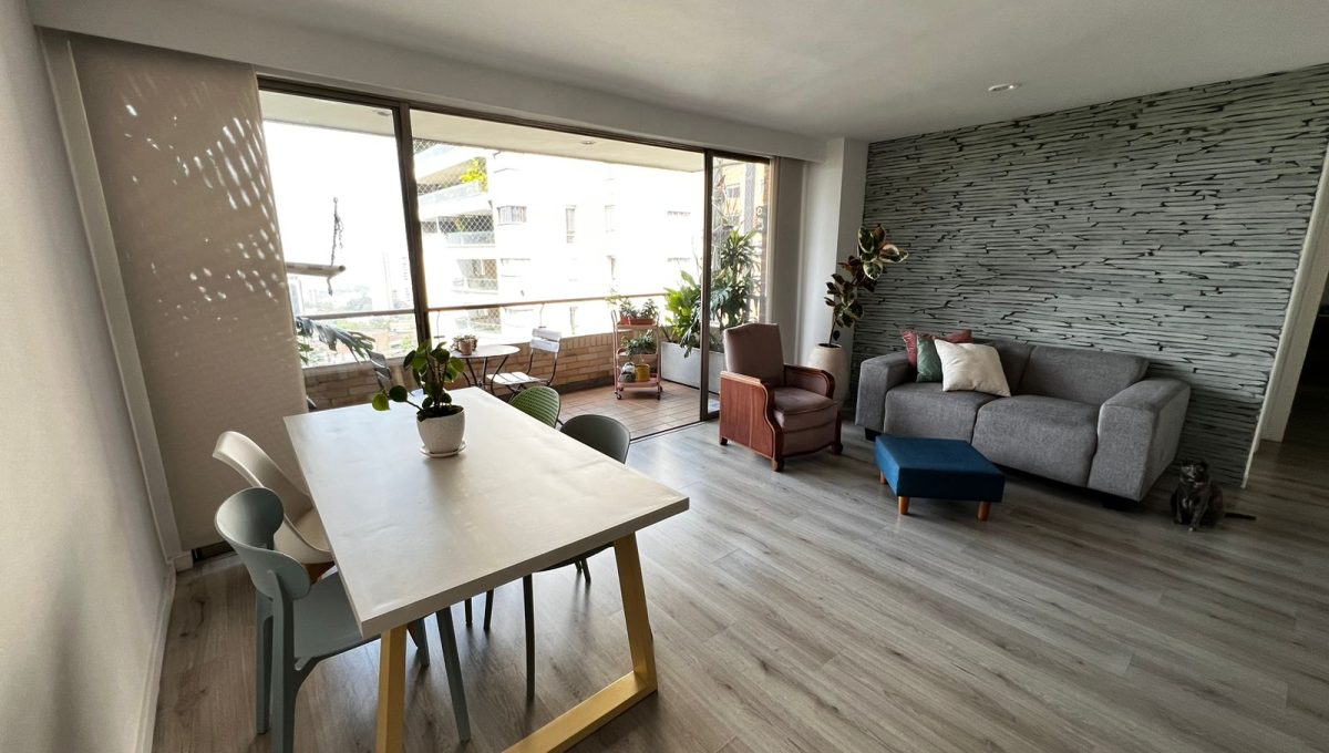 415AP Alquiler de apartamento en Medellín, sector El Poblado, barrio aguacatala, 2 habitaciónes, AMOBLADO . (9)
